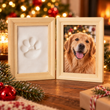 DIY Pet Paw Print Kit – Dog & Cat Paw Print Keepsake Photo Frame, Memorial Gift