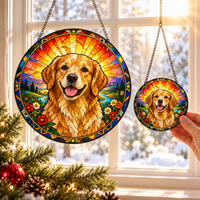 Suncatcher in two sizes: 7.8 in and 3.5 in